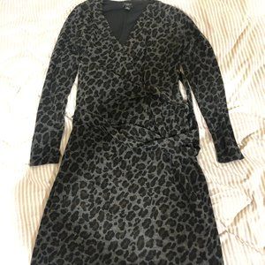 Women's ANN TAYLOR cheetah print dress XSP NWOT